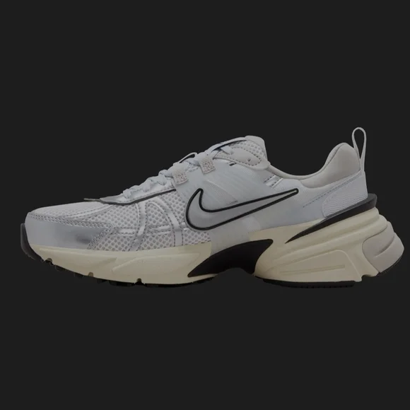 Nike V2K WOMENS 6.5 White and Gray Sneakers - Picture 6 of 11